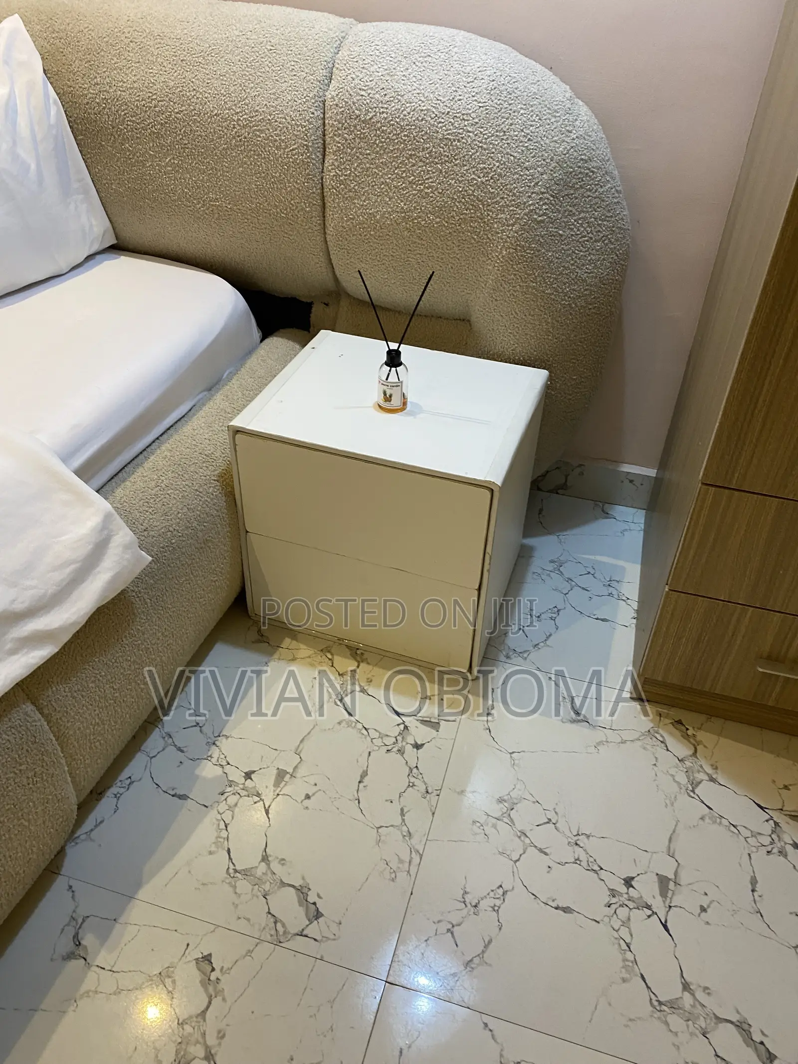 Bedframe and Two Side Drawers
