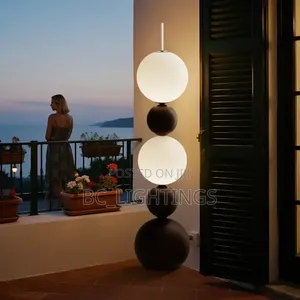 Nordic Tanghulu LED Floor Lamp for Living Dining Room Standing Light