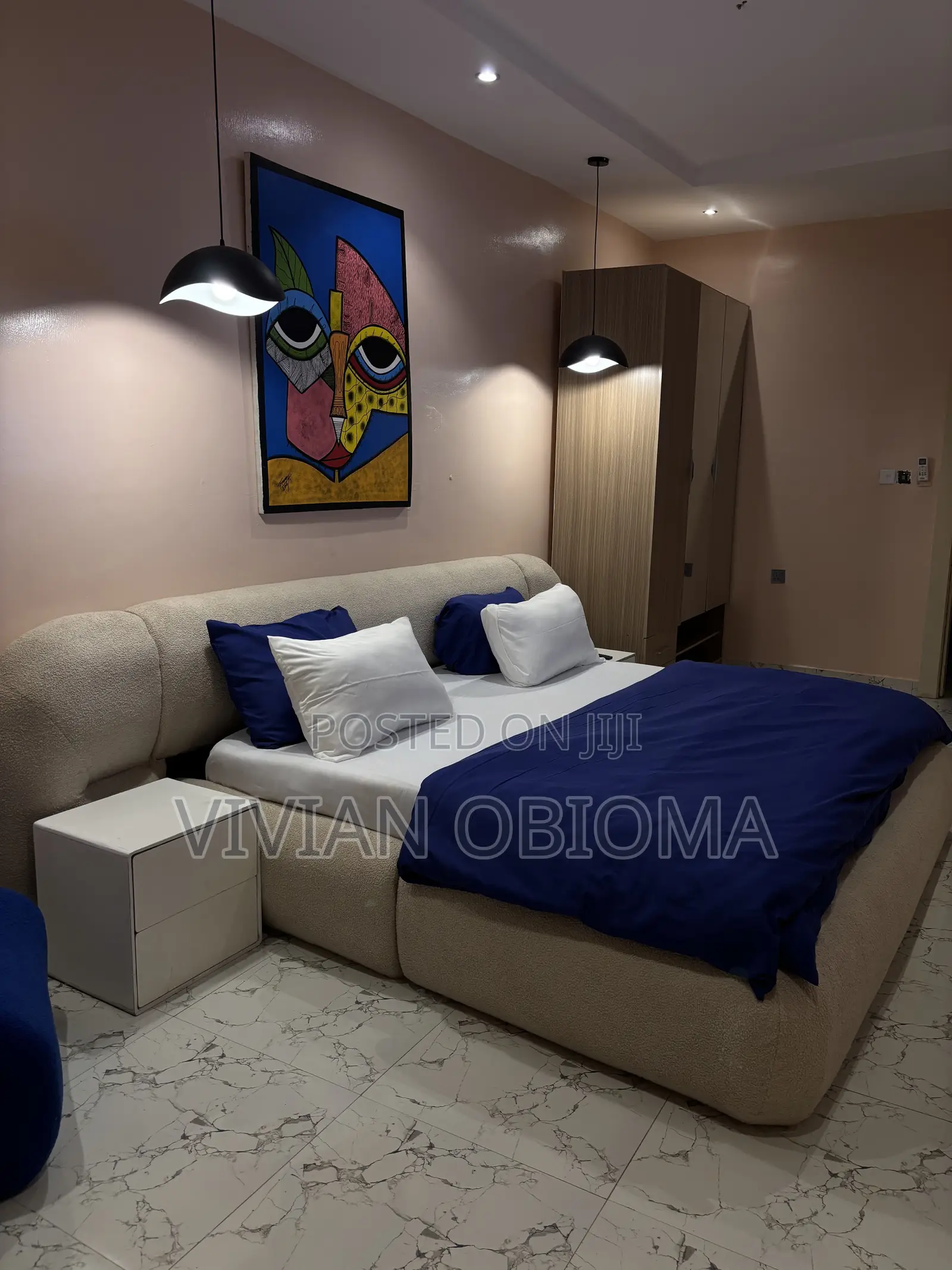 Bedframe and Two Side Drawers