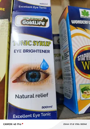 Eye Brightener Tonic Syrup Gold Life