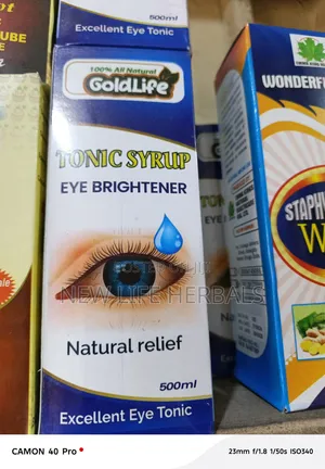 Eye Brightener Tonic Syrup Gold Life