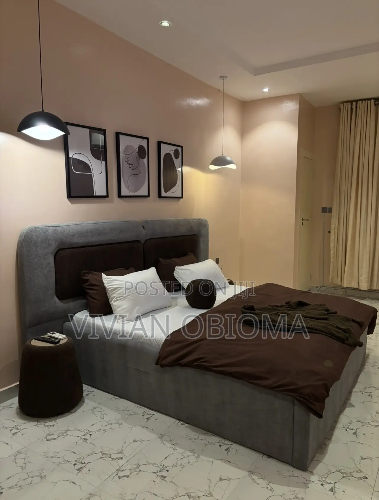 6by6 Bedframe With Two Side Bed