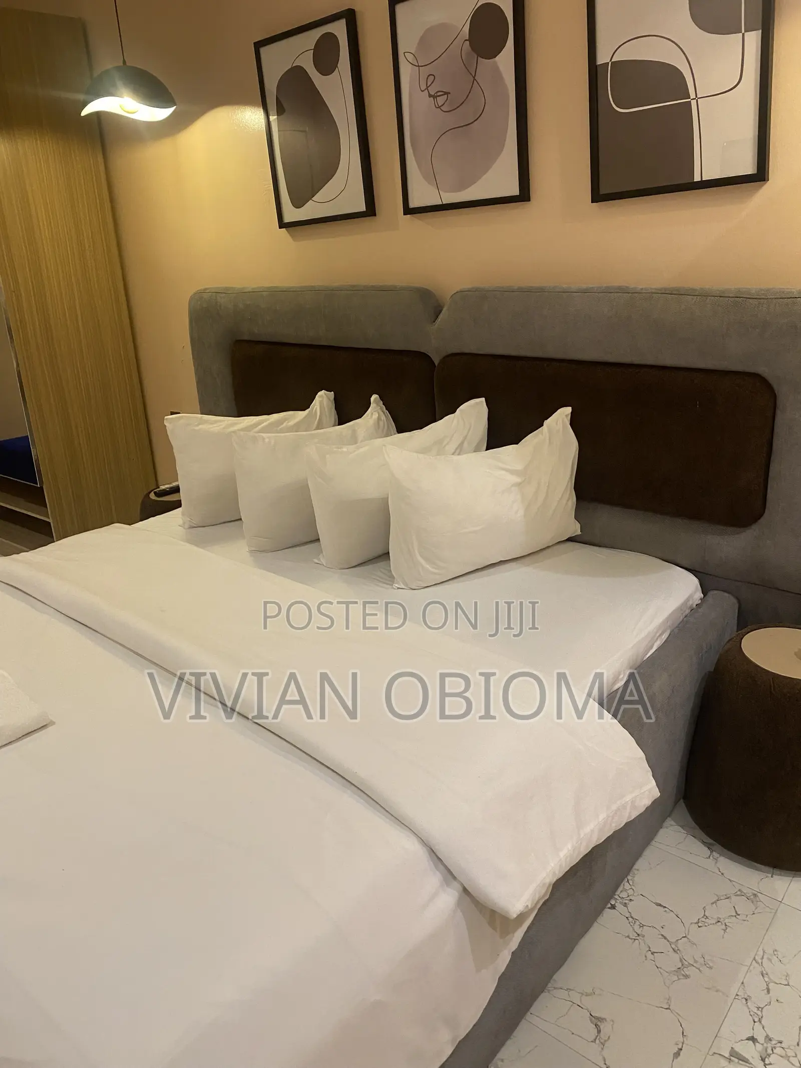 6by6 Bedframe With Two Side Bed