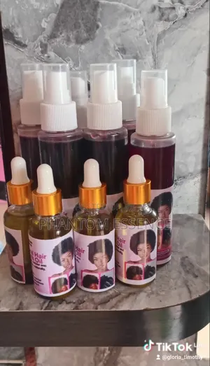 Natural Hair Growth Oils and Spray