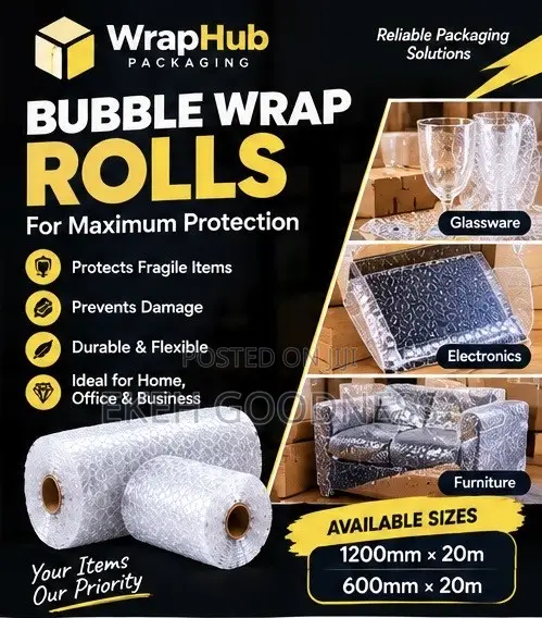 Bubble Wrap for Fragile Items