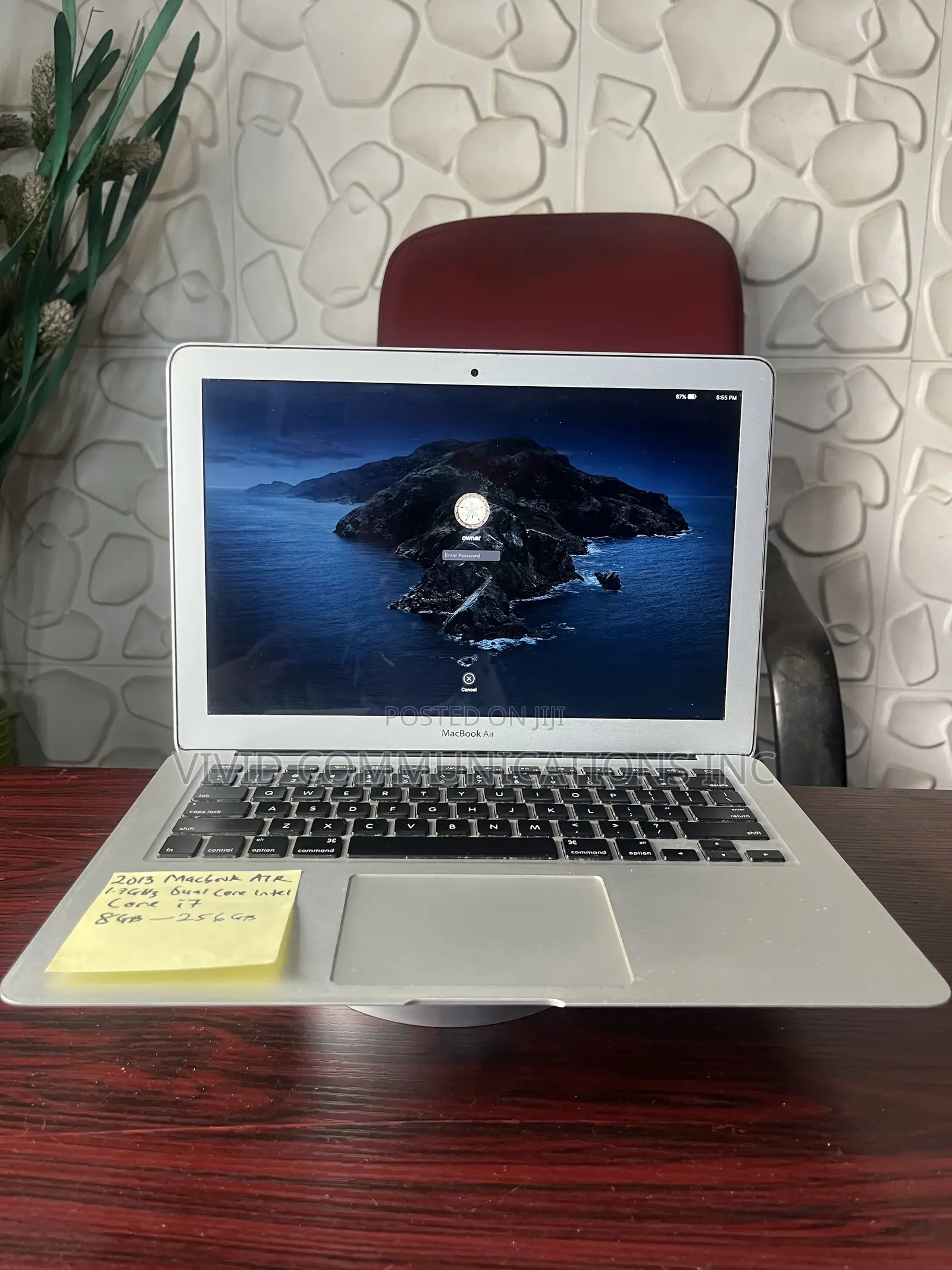 Laptop Apple MacBook Air 2013 8GB Intel Core i7 SSD 256GB