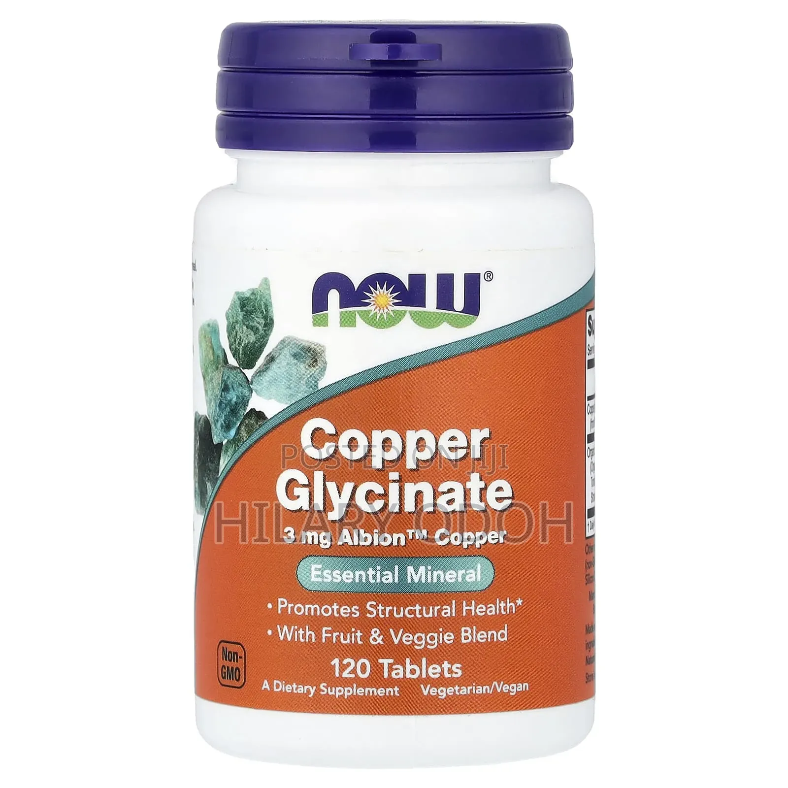 NOW Copper Glycinate With 3mg Albion Copper