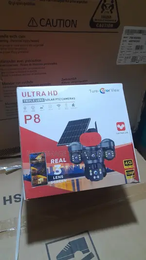 P9 Ultra HD Solar Camera: Pan, Tilt, Zoom Outdoor Security