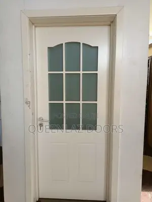 White Solid Wood With Glass