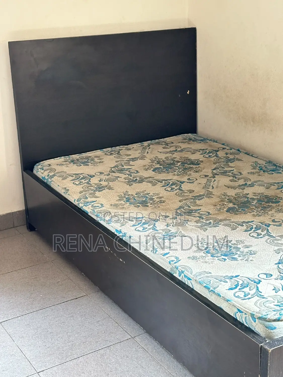 4x6 Bedframe With Two 4x6 Mattresses
