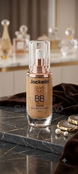 Jackelin Velvet Touch Foundation BB 8-in-1 Cream With Vitamin C – 60ml