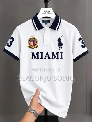 Italian Luxury MIAMI Collar Neck Polo