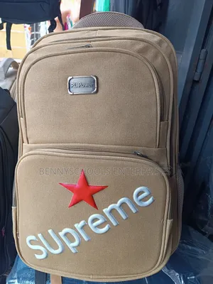 Big Quality Supreme Jean Backpack and Laptop Bag