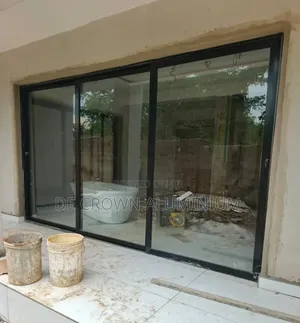 Aluminium Ghana Sliding Door | Modern Entrance Door in Lagos