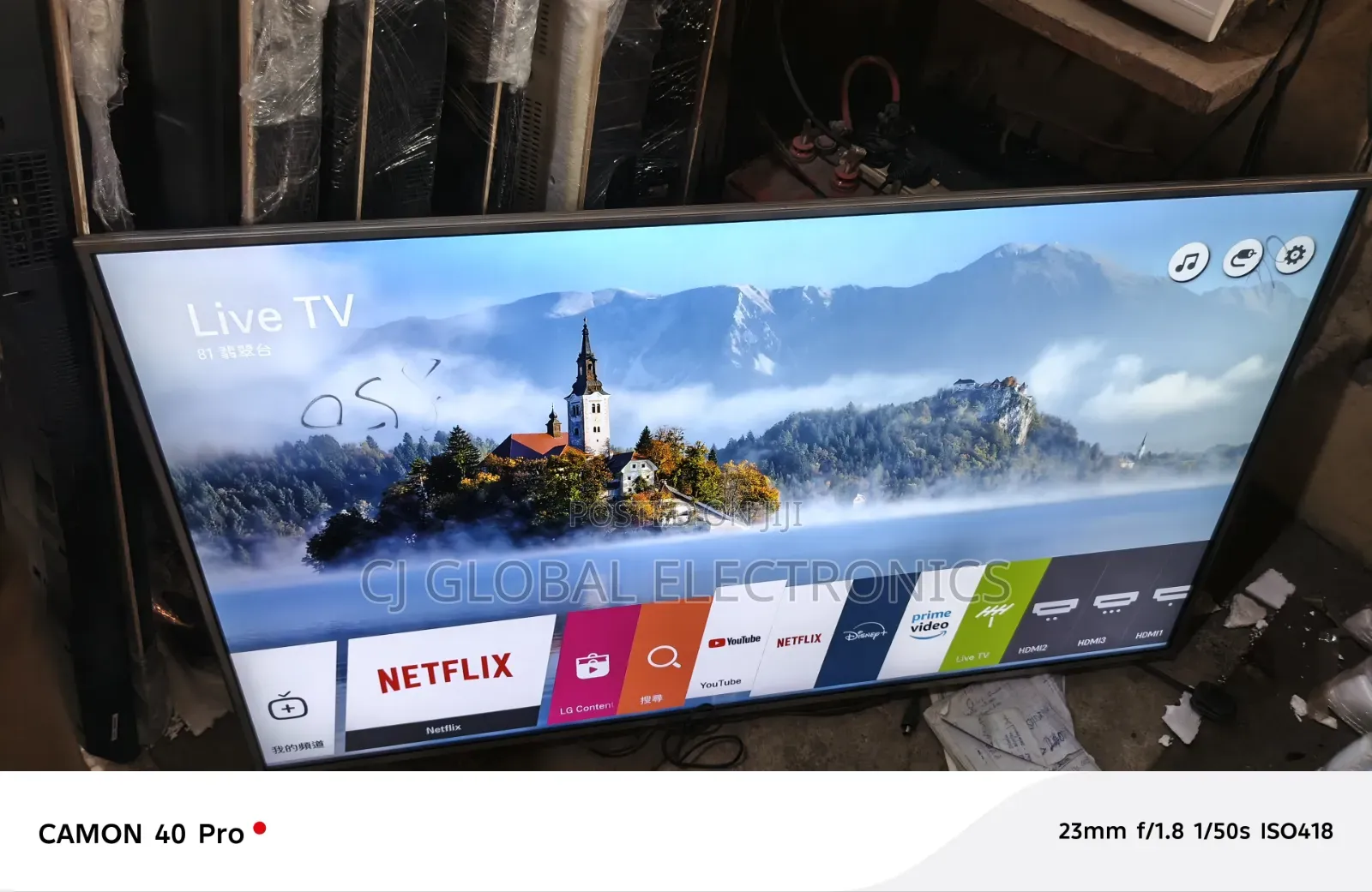 Foreign Used LG 55 Inches Smart TV