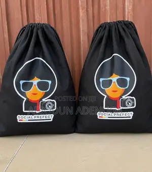 DRAWSTRING BAGS Available in Any Color, Plain and Printed