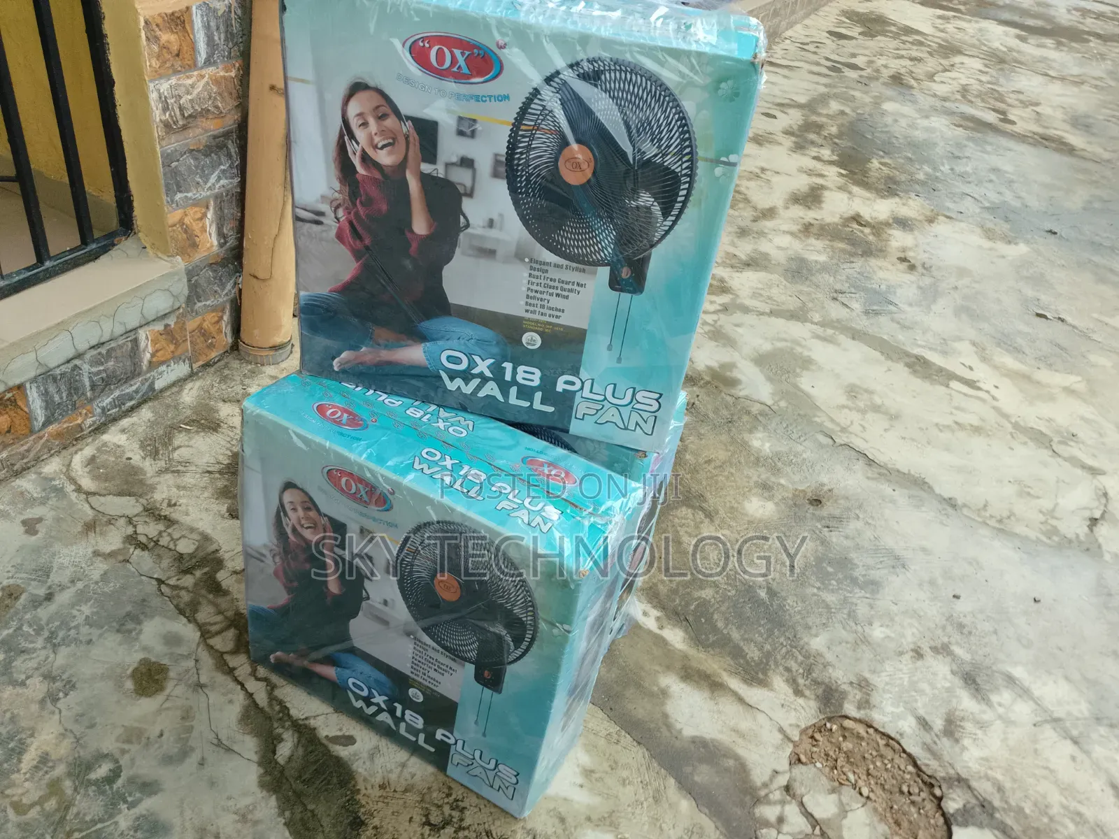OX 18" Plus Wall Fan – Powerful Cooling Silent Operation