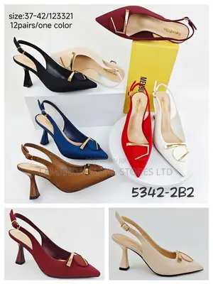 Aaron Sm Elegant Pointed-Toe Slingback Heels