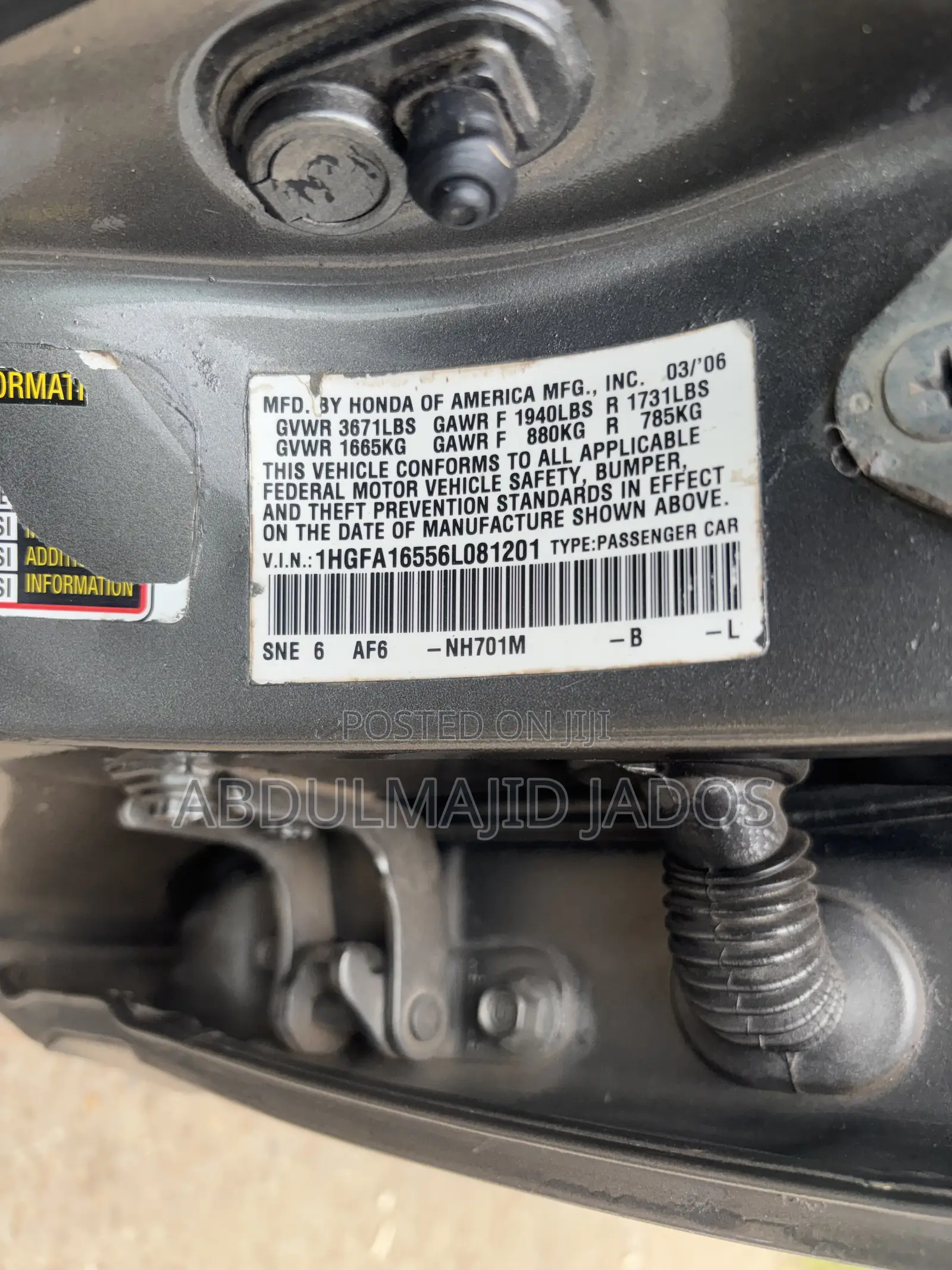 Honda Civic 2006 Gray