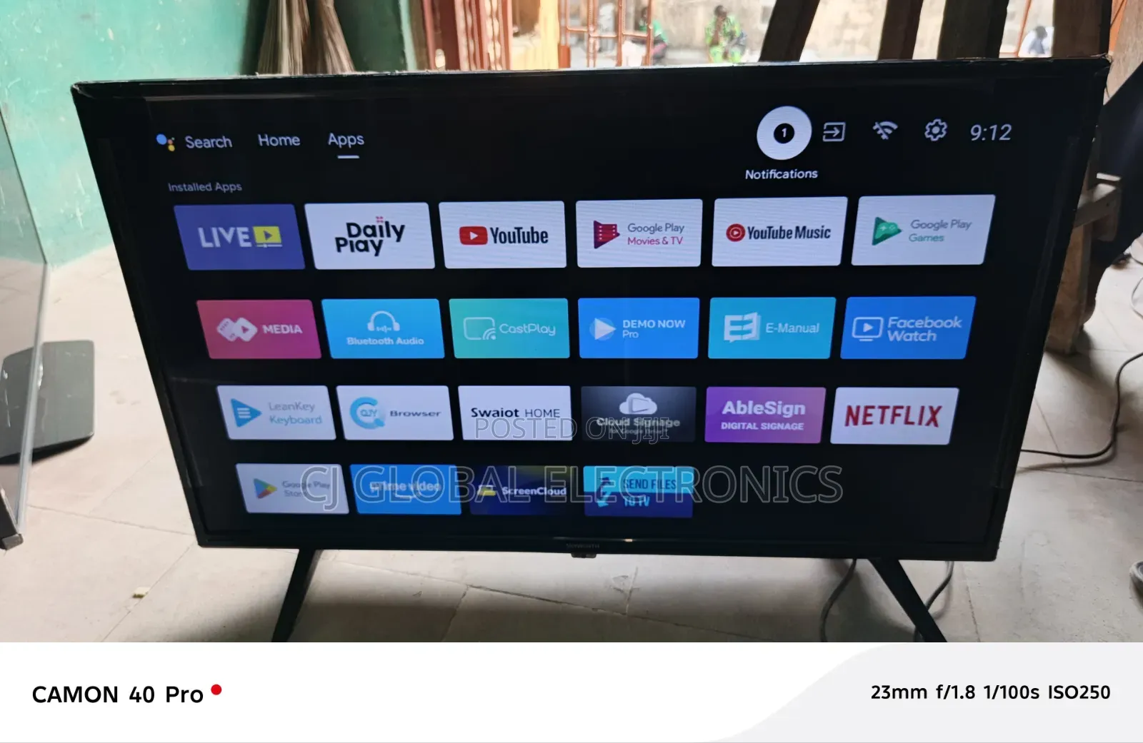 Foreign Used Skyworth 43 Inches Android Smart TV