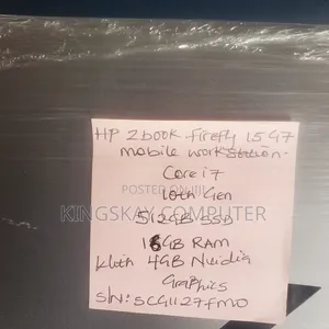 New Laptop HP ZBook Firefly 15 G7 16GB Intel Core i7 SSD 512GB
