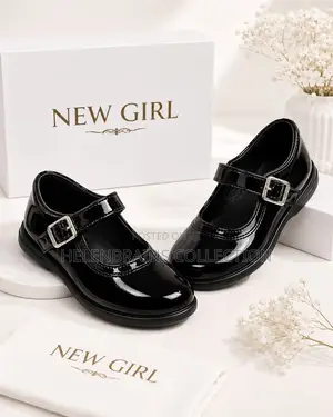 Patent Leather Girls School Shoe New Girl