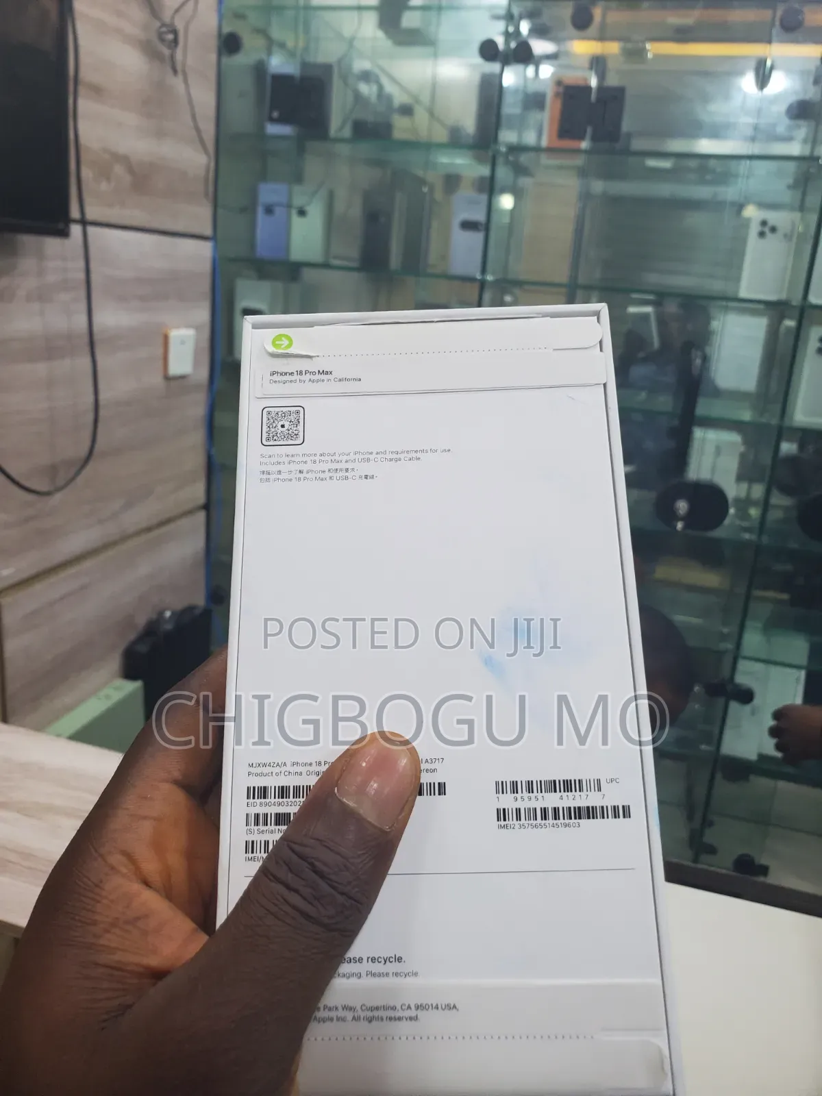 New Apple iPhone 18 Pro Max 256 GB Blue