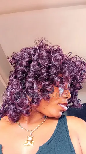 Lila Bounce Hair