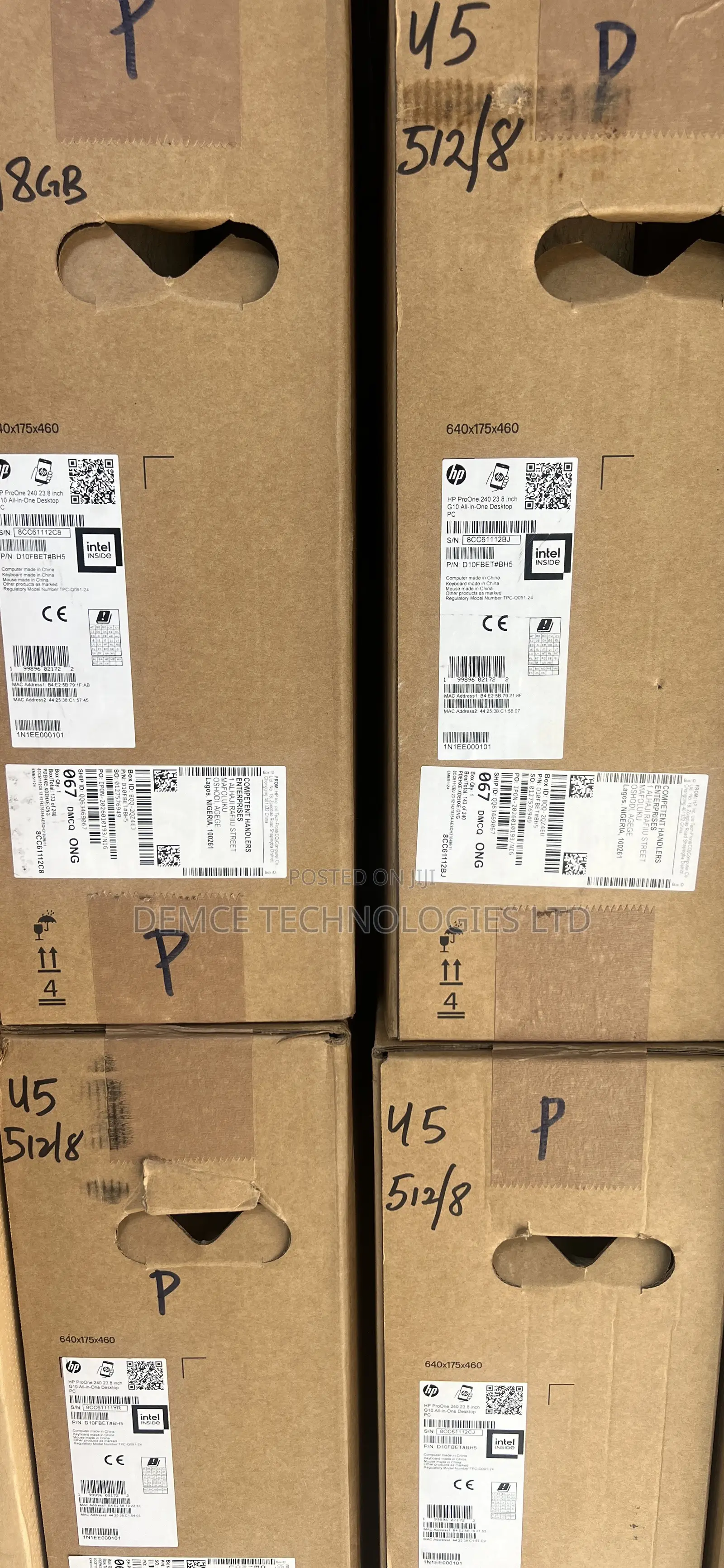 New HP ProOne 240 G10 All-in-One 8GB Intel Core Ultra 5 SSD 512GB