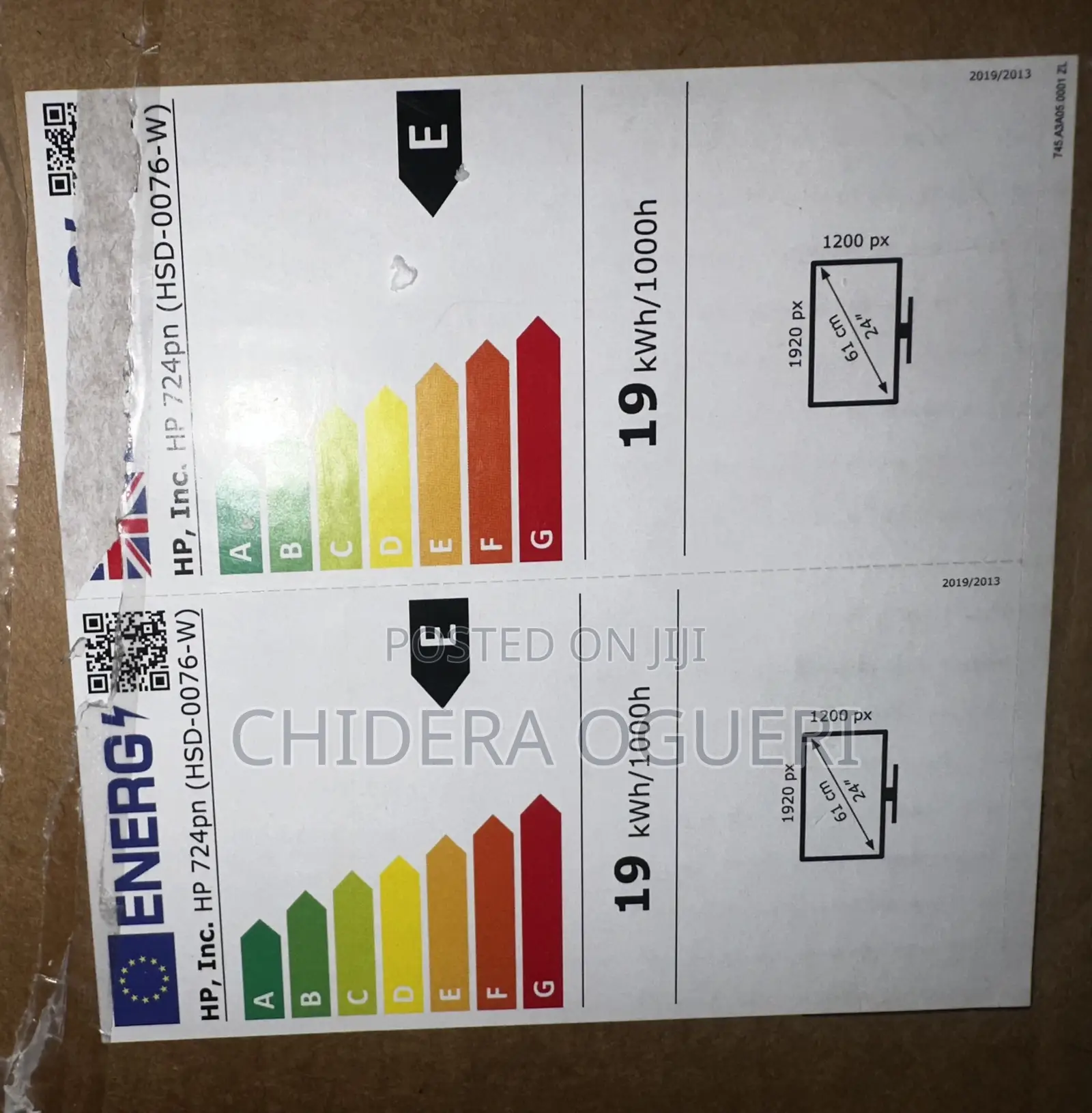 HP SERIES 7 Pro 724 Pin