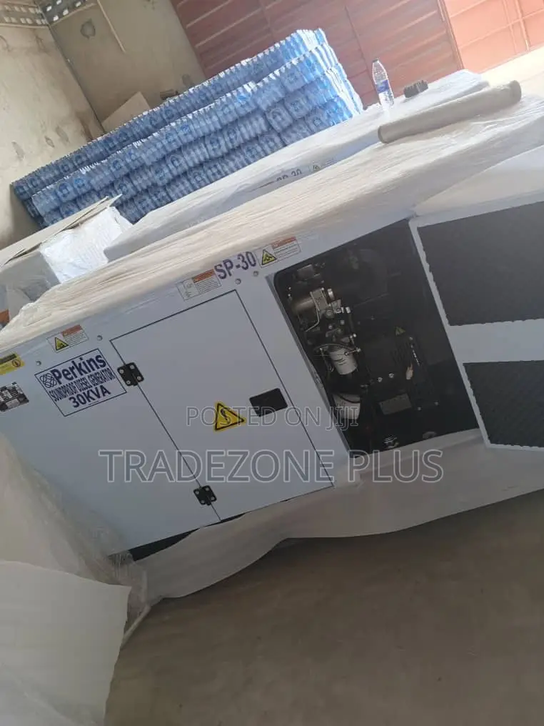 Powerful Perkins 30kVA Soundproof Generator