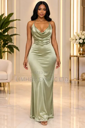 Satin Maxi Dress