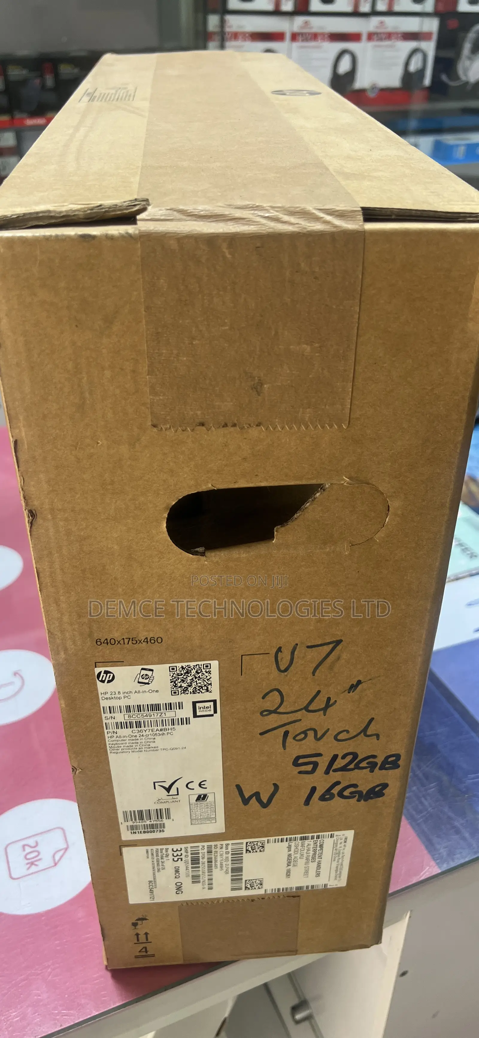 New Desktop Computer HP AiO 24 16GB Intel Core Ultra 7 SSD 512GB