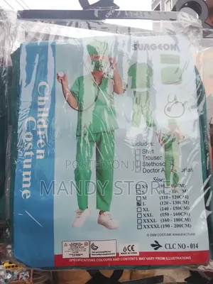 Children Doctor Costume Role Play Uniform