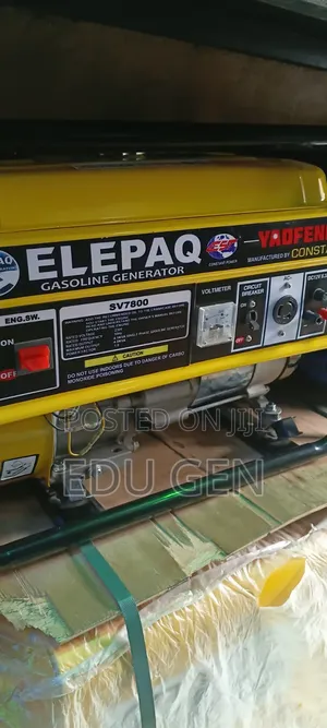 Original Elepaq Constant SV7800 4.8kva Generator – 100% Copper Coil