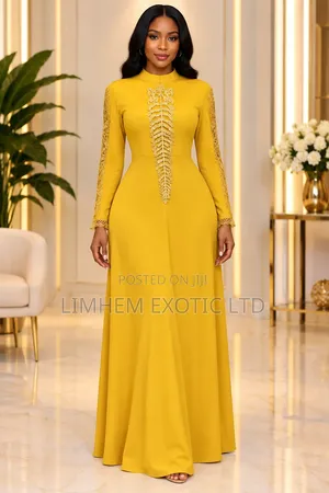 Bright Yellow Maxi Dress