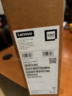 New Laptop Lenovo Ideapad 3 8GB Intel Core i3 SSD 512GB