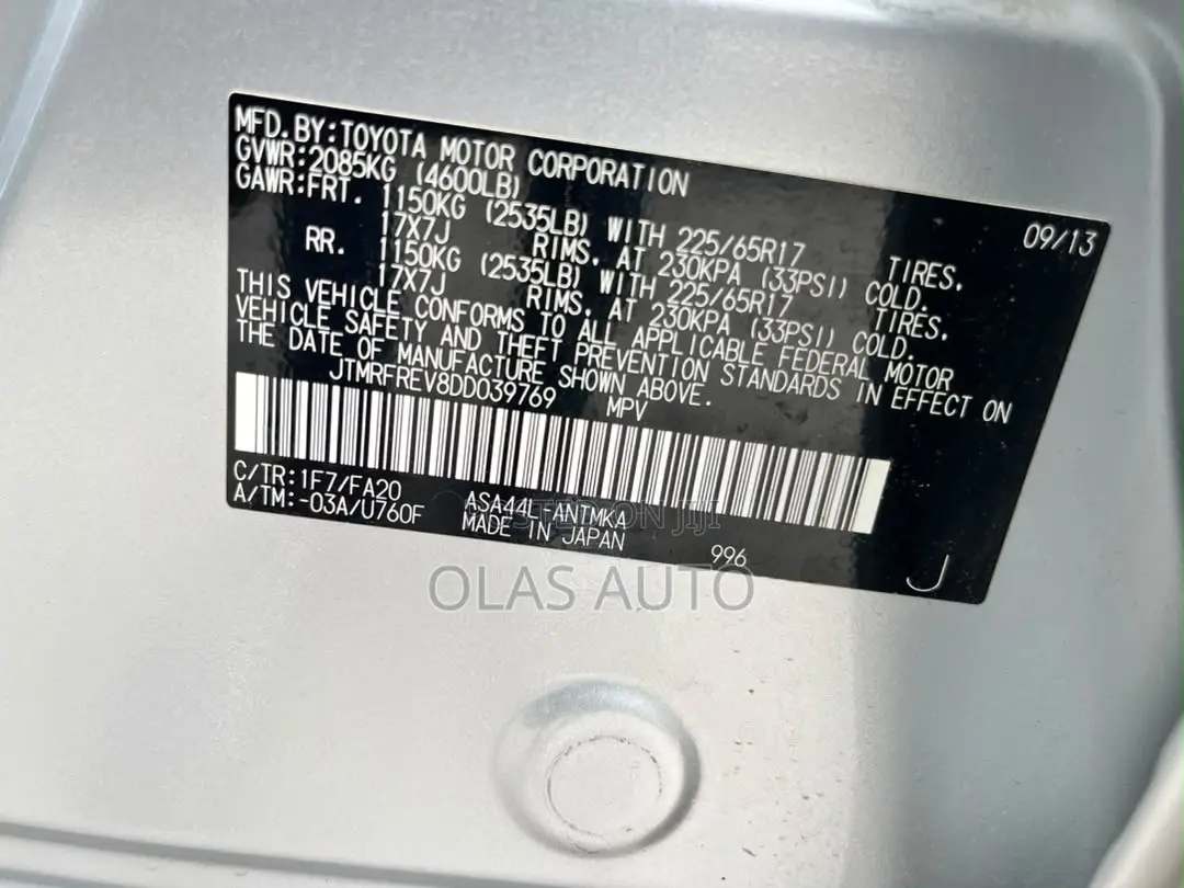 Toyota RAV4 2014 Silver
