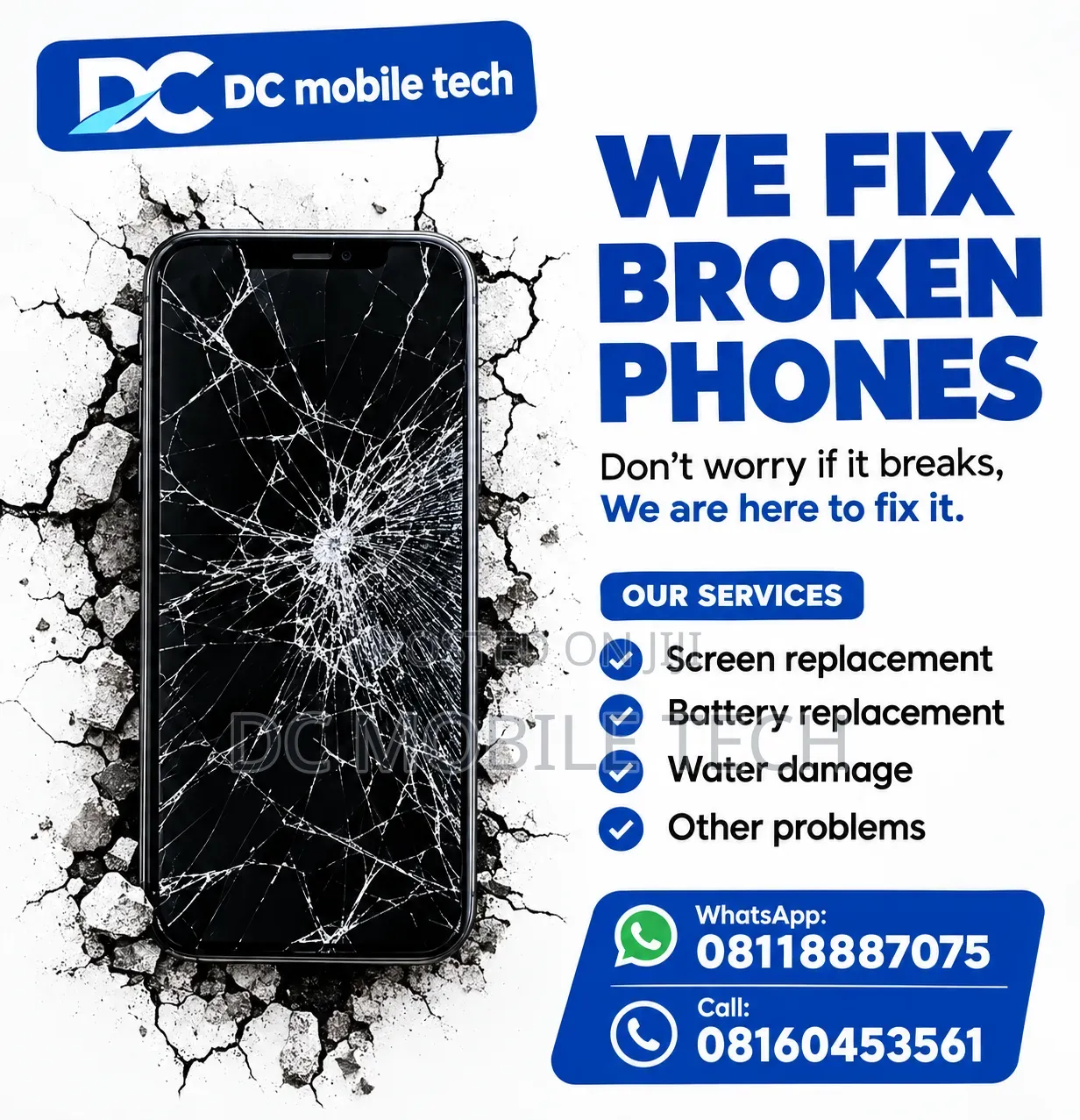Quality iPhone Screen and Back Glass Replacement Abuja