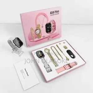A68 Plus SMART WATCH Necklace, Earrings, Bracelet, Ring