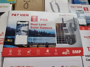 P6A Solar CCTV Camera With PIR Human Detection