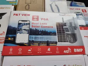 Super Vision 8MP P6A Dual Lens Solar Camera – V380 Pro