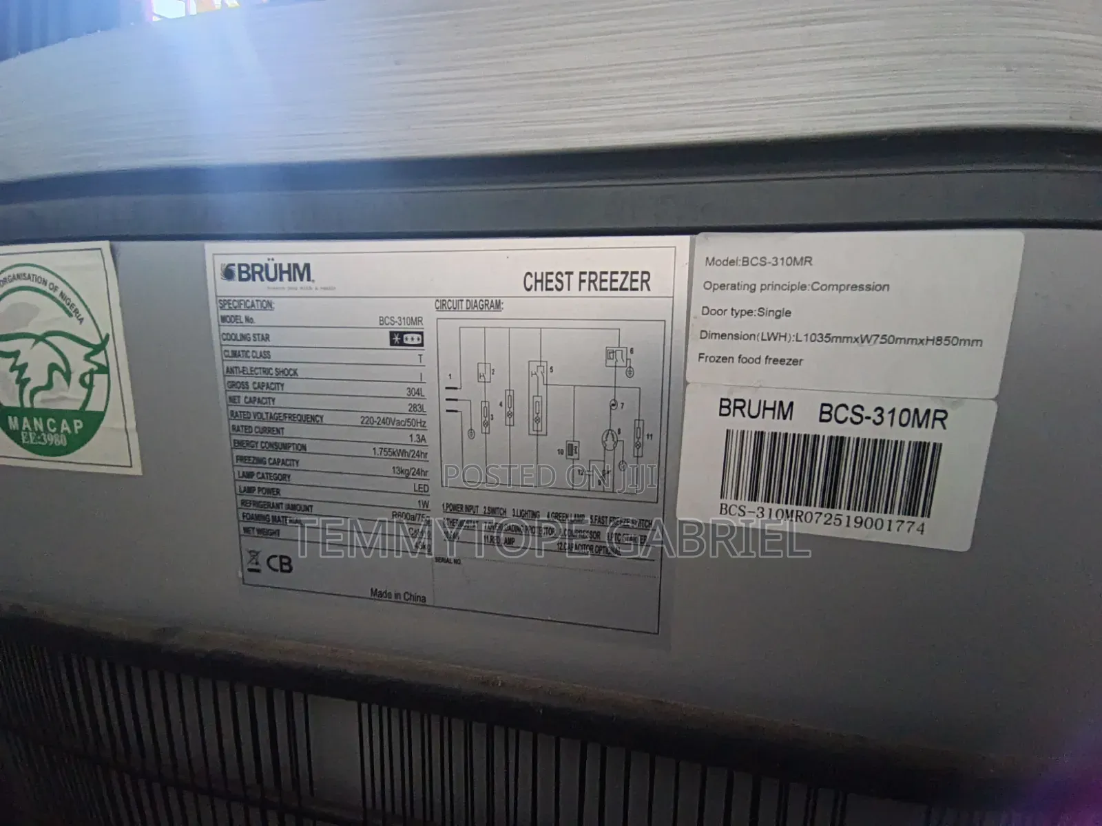 Bruhm Chest Freezer