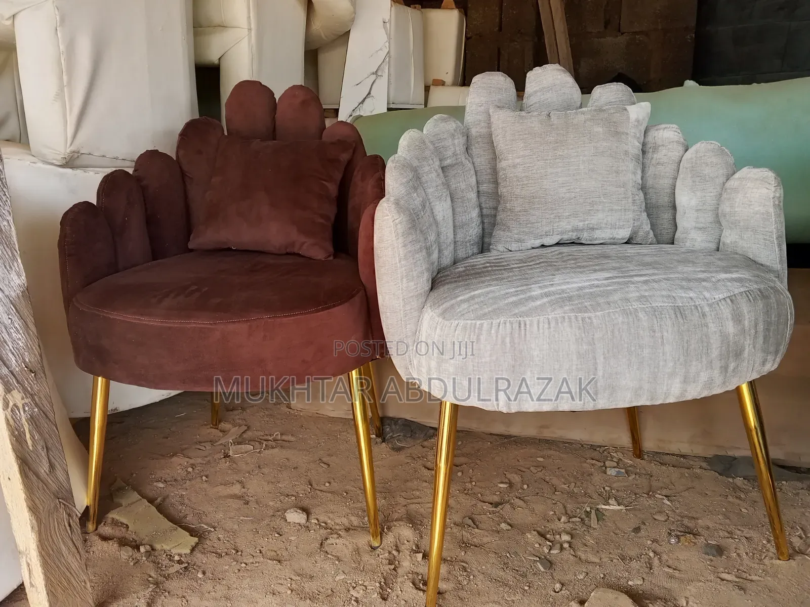 Two Single Seater Sofa Chair