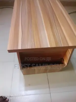 Center Table With Side Book Storage