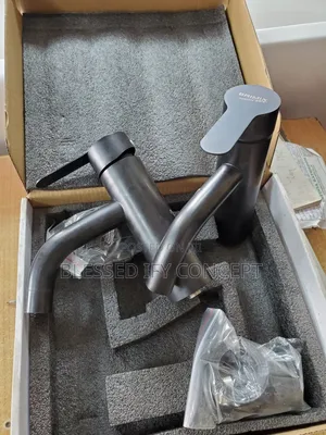 Quality Black Matte Basin Mixer Tap, Available in Chrome Color
