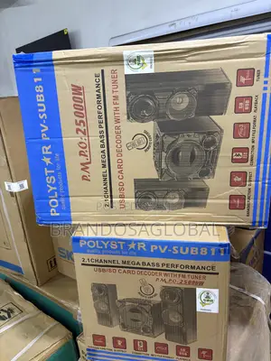 Brand New Polystar PV-SUB811 Sound System