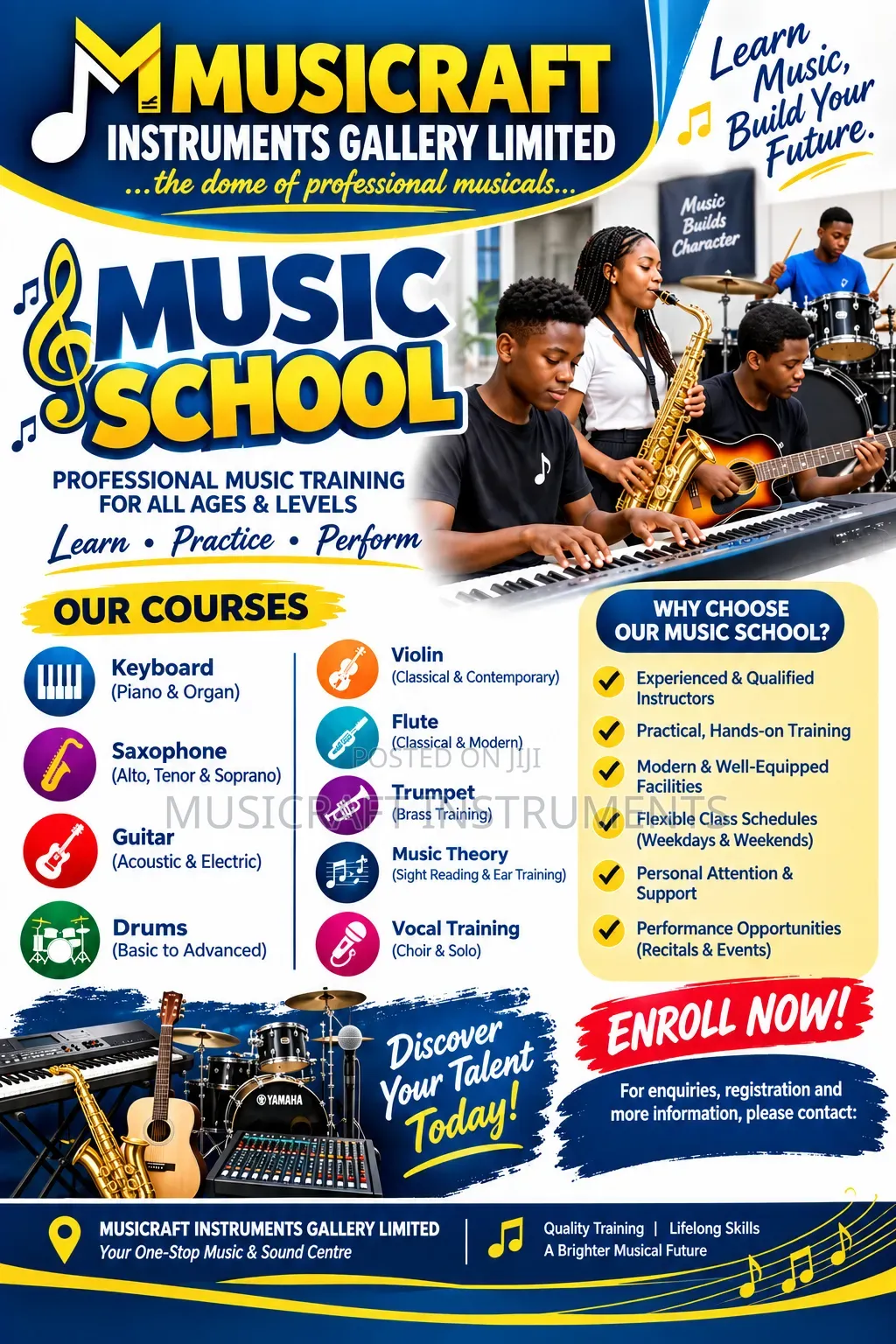 Music and Instruments Classes