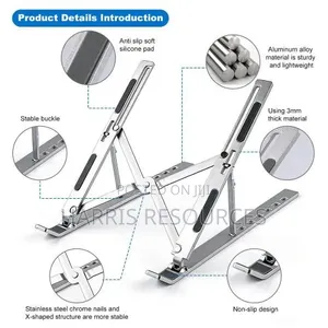Multi-Position Adjustable Folding Laptop Stand