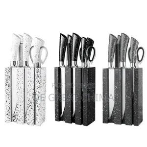 Stainless Steel Quality 8pcs Marble